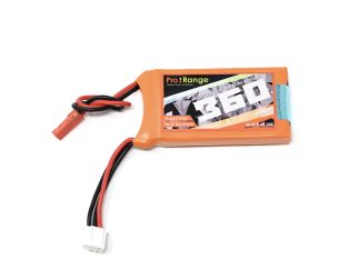 Orange 7.4V 360mAh 30C 2S Lithium Polymer Battery Pack