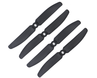 Orange HD Propellers 5040(5X4.0) Glass Fiber Nylon Black 2CW+2CCW-2pairs
