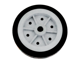 EasyMech 100mm Modified Heavy Duty(HD) Disc Wheel Gray - 1Pcs