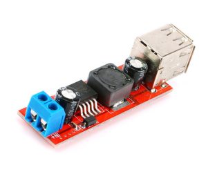 Dual USB Output 9V / 12V / 24V / 36V Car Charger Switch 5V DC-DC Power Supply Module 3A Buck Regulator