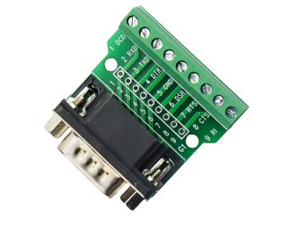 DB9 Male Screw Terminal to RS232 RS485 Conversion Board