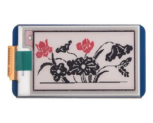 Waveshare 2.13inch E-Ink Paper display HAT for Raspberry Pi, Three-Color