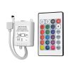 12V 5050 RGB LED Strip Controller box with 24 Key IR Remote Control