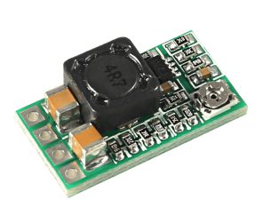 12v-24v to 5V 3A Super Mini Super Size DC Step-Down Module With 97.5% Efficiency.