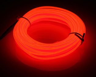 5M Neon Light Only EL Wire -ORANGE