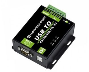 Waveshare CH343G USB TO RS232/485/TTL Interface Converter, Industrial Isolation