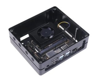 reComputer J4012-Edge AI Device with Jetson Orin™ NX 16GB module, 4xUSB 3.2, M.2 Key E & Key M Slot, Aluminum case, Pre-installed JetPack System on 128GB NVMe SSD (Without Adapter)