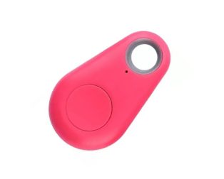 Smart Anti- Lost Waterproof Bluetooth Tracer For Pet, Kids, Pink