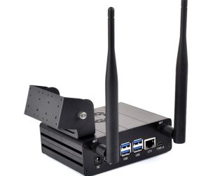 Waveshare Aluminum Alloy Case For Jetson Orin, With Camera Holder, Suitable for Jetson Orin Nano And Jetson Orin NX Kits