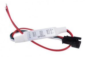 5-24V MINI 3Key LED Controller for WS2811 WS2812B LED Light Strip with Red+Black Cable