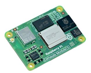 Raspberry Pi Compute Module 5- 8GB RAM, 32GB eMMC, 2.4/5.0GHz Wi-Fi & Bluetooth 5.0 (CM5108032)