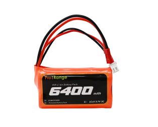 Pro-Range INR 18650 3.7V 6400mAh 3C 1S2P Li-Ion Battery Pack