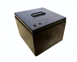 60V 45Ah Metal Battery Box Durable Enclosure 205×205×185mm