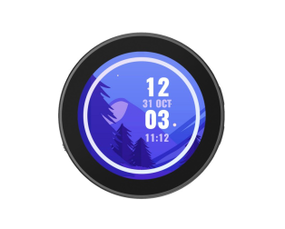 Waveshare RP2350 1.85inch 360×360, 65K Color Round LCD Development Board Standard Version