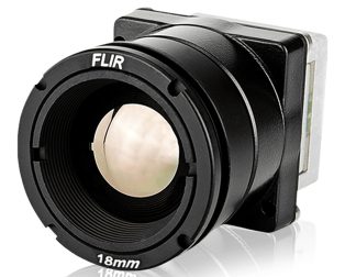 Teledyne FLIR Boson 20320A012-6CAAX Thermal Camera Module, 320×256 LWIR, 12° HFOV, 18mm Lens, 60Hz Core
